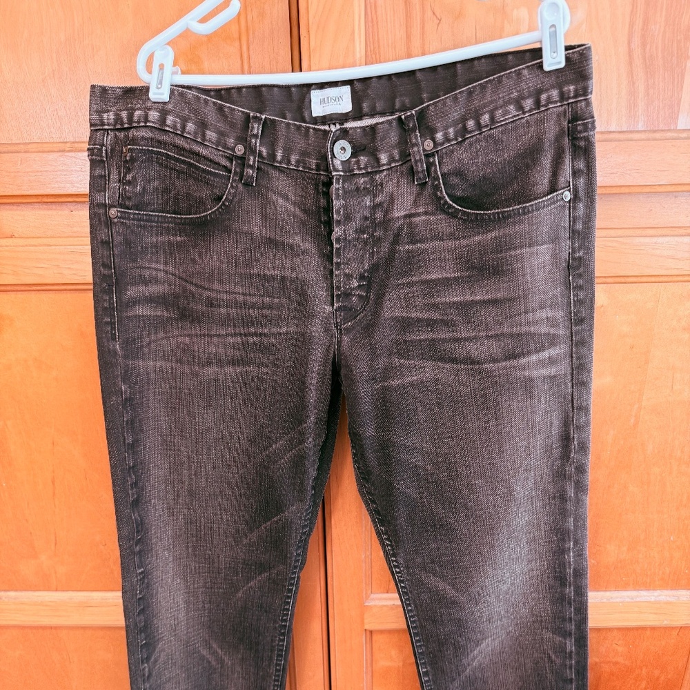 Hudson Byron Straight jeans Black Size 38